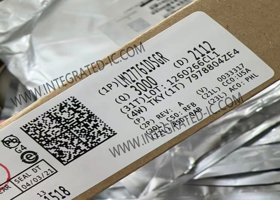 LM27761DSGR چیپ مدار یکپارچه، اینورتر تنظیم شده کم سر و صدا با LDO یکپارچه