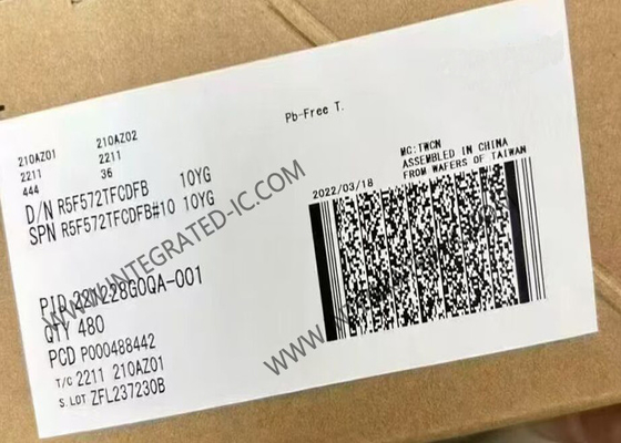 R5F572TFCDFB میکروکنترلر MCU RX 32 بیت MCU کارایی LFQFP-144 RX72T سری MCU
