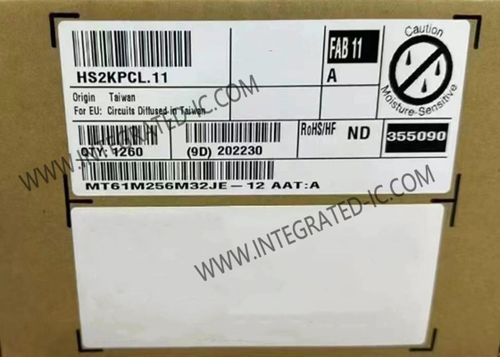 MT61M256M32JE-12 AAT:A حافظه IC تراشه 8Gbit موازی GDDR6 SGRAM حافظه IC FBGA-180