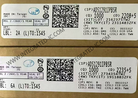 ADS1291IPBSR چیپ مدار یکپارچه 24 بیتی آنالوگ برای کاربردهای EKG