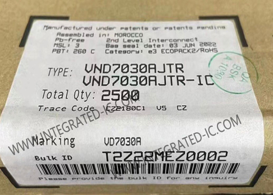 VND7030AJTR چیپ مدار یکپارچه 40A دو کانال درایور سمت بالا PowerSSO-16