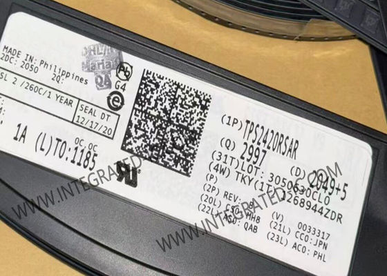 TPS2420RSAR چیپ مدار یکپارچه eFuse IC VQFN-16 کنترلگر گرم تبادل FET یکپارچه