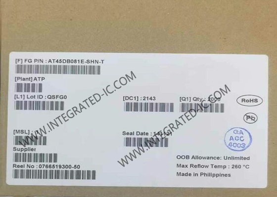 AT45DB081E-SHN-T حافظه IC تراشه حافظه غیر قابل فرار 8Mbit SPI سریال NOR حافظه فلش