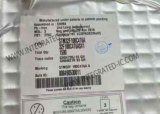 STM32F100C4T6A میکروکنترلر MCU عملکرد بالا بازوی اصلی Cortex-M3 MCU 32 بیتی