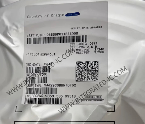 NJJ29C0BHN چیپ مدار یکپارچه راننده فرکانس پایین و گیرنده IC دسترسی ایمن به ماشین