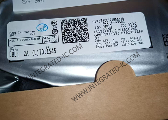 TAS5753MDDCAR چیپ مدار یکپارچه کلاس D تقویت کننده با پردازنده صوتی دیجیتال HTSSOP-48