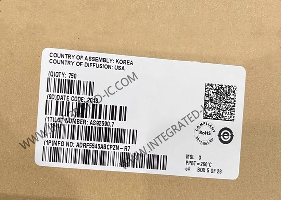 تراشه مدار مجتمع ADRF5545ABCPZN IC 40-VFQFN RF جلویی همه منظوره