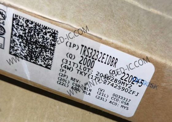 TRS3232EIDBR تراشه مدار یکپارچه چند کانال RS-232 راننده خط و گیرنده با ±15kV حفاظت IECESD