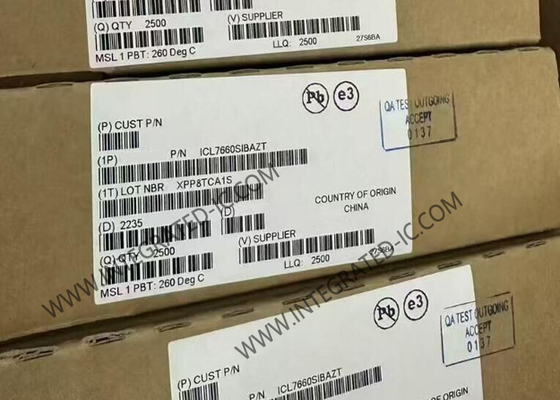 ICL7660SIBAZT چیپ مدار یکپارچه CMOS تبدیل کننده ولتاژ SOIC8 تنظیم کننده سوئیچ IC