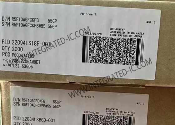 R5F10AGFCKFB میکروکنترلر MCU 16-bit Single Chip Microcontrollers LQFP48 RL78 MCU