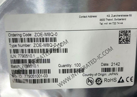 ماژول ارتباطات بی سیم ZOE-M8Q-0 ماژول بسیار یکپارچه GNSS SiP