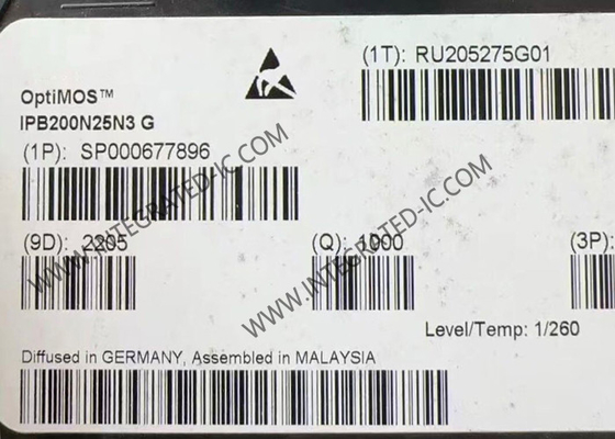 تراژیستور MOSFET N-Channel Power OptiMOSTM 250V IPB200N25N3G چیپ مدار یکپارچه
