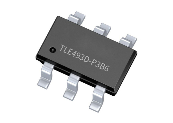 TLE493D-P3B6 حسگر IC 3D حسگرهای مغناطیسی 6mA XENSIV حسگرهای اثر هال