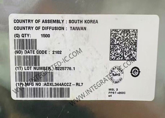 ADXL344ACCZ Sensor IC 3-Axis Digital Output Accelerometer LGA-16 سنسورهای حرکتی