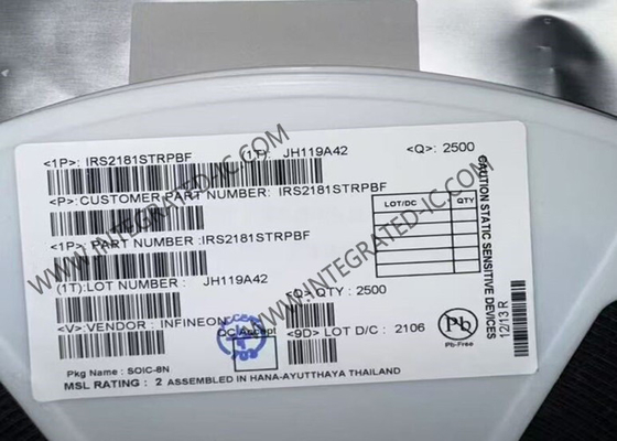 IRS2181STRPBF تراشه مدار یکپارچه 600V سمت بالا و پایین سمت دروازه راننده IC SOIC8