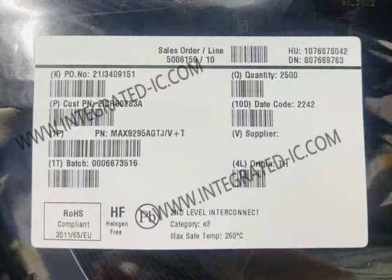 تراشه مدار یکپارچه MAX9295AGTJ/V DSI ورودی Serdes GMSL2 سریالیزر