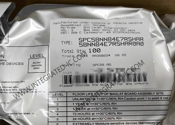 میکروکنترلر MCU SPC58NN84E7RSHAR تا 6MB فلش SPC58 میکروکنترلر 200MHz