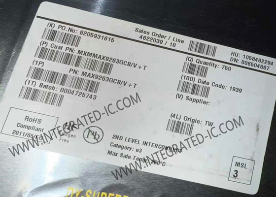 MAX9263GCB تراشه مدار یکپارچه 2.5Gbps گگابیت چند رسانه ای سریال لینک سریالیزرها