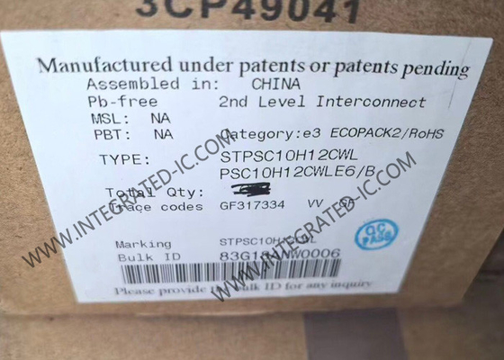 تراشه مدار یکپارچه STPSC10H12CWL 1200V 19A دیود آرایه 1 جفت کاتود مشترک