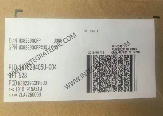 M38239GCFP میکروکنترلر MCU تک چیپ 8 بیتی 10MHz میکروکنترلر 80-QFP