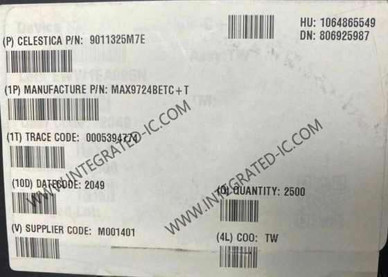 MAX9724BETC مدار یکپارچه چیپ استریو هدفون تقویت کننده 60mW تقویت کننده های صوتی