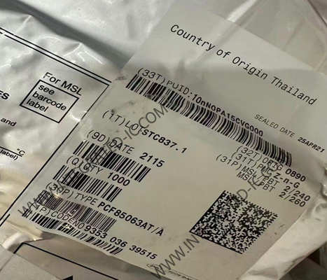 تراشه مدار مجتمع PCF85063AT ساعت و تقویم زمان واقعی کوچک سریال 2 سیمه