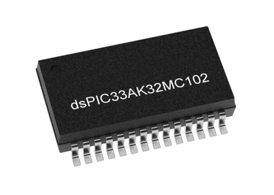 DSPIC33AK32MC102T-I/SS میکروکنترلر MCU کنترل کننده سیگنال دیجیتال SSOP28 32Bit DSC