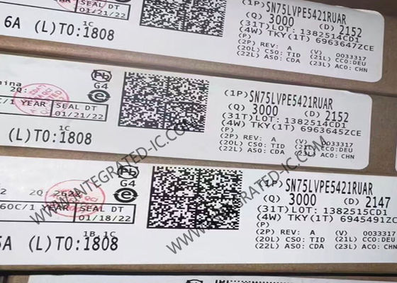 SN75LVPE5412RUAR تراشه مدار یکپارچه PCIe 5.0 32Gbps 4-کانال Redriver خطی