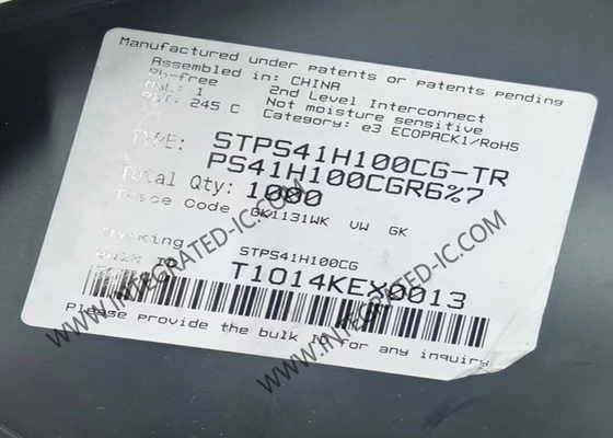 STPS41H100CG تراشه مدار یکپارچه 100V 40A دو قدرت Schottky اصلاح کننده