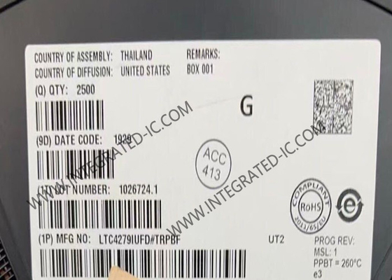 LTC4279IUFD چیپ مدار یکپارچه واحد پورت PoE کنترل کننده تجهیزات منبع برق