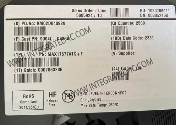 تراشه مدار یکپارچه MAX17577ATC 1A کارایی بالا TDFN12