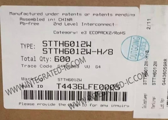 STTH6012W تراشه مدار یکپارچه 1200V 60A دیود ولتاژ بالا فوق سریع DO-247-2