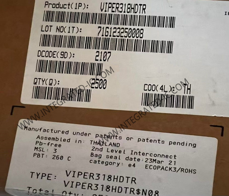 تراشه مدار مجتمع VIPER318HDTR مبدل ولتاژ بالا و کم مصرف آفلاین 16-SOIC