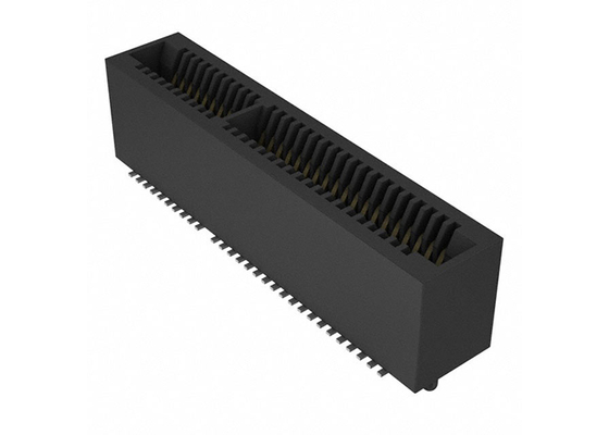 کانکتورهای MEC1-130-02-F-D-NP-A-K-FR با فاصله 1.00 میلی‌متر، 56 گیگابیت بر ثانیه، سوکت کارت لبه مینی