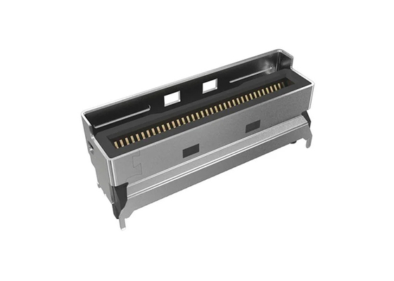 G97V22232HR کانکتورهای سرعت بالا 56Gb / s 0.60mm Pitch Mini Cool Edge IO Connector