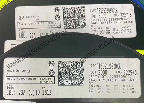 تراشه مدار مجتمع TPS561208DDCR، مبدل کاهنده همزمان، رگولاتور باک 1 آمپر