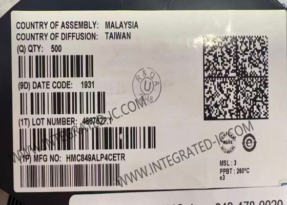 HMC849ALP4CETR ماژول ارتباطات بی سیم جدا کننده SPDT غیر بازتاب دهنده