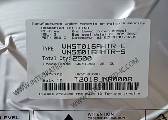 تراشه مدار مجتمع VN5T016AHTR درایور سمت بالا تک کاناله TO-252-7 درایورهای گیت