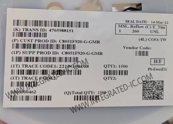 C8051F920-G-GM ریزکنترلر MCU 8051 هسته 25 مگاهرتز فوق العاده کم مصرف 8 بیتی MCU QFN-32