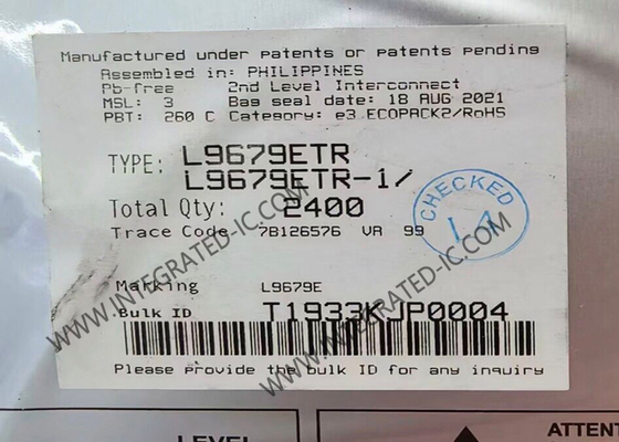 تراشه مدار مجتمع L9679ETR برای قطع باتری خودرو و IC توسعه سیستم کیسه هوا