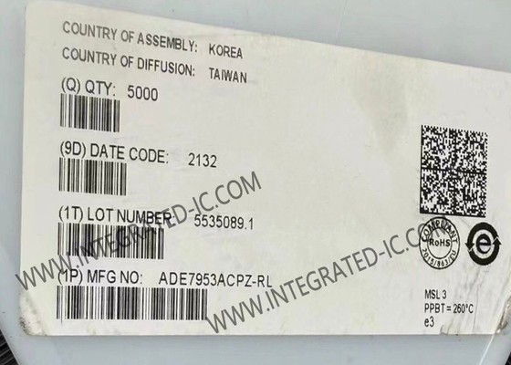 تراشه مدار مجتمع ADE7953ACPZ، تراشه اندازه گیری چند منظوره تک فاز با اندازه گیری جریان نول