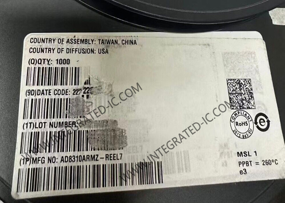 AD8310ARMZ چیپ مدار یکپارچه 95dB لوگرتیمیک تقویت کننده MSOP8 RF قدرت کش