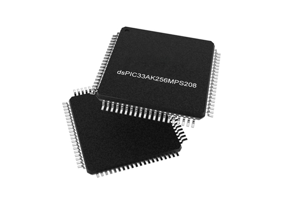 میکروکنترلر DSPIC33AK256MPS208-I/PT MCU DSC تک هسته ای برای برنامه های کنترل بلادرنگ