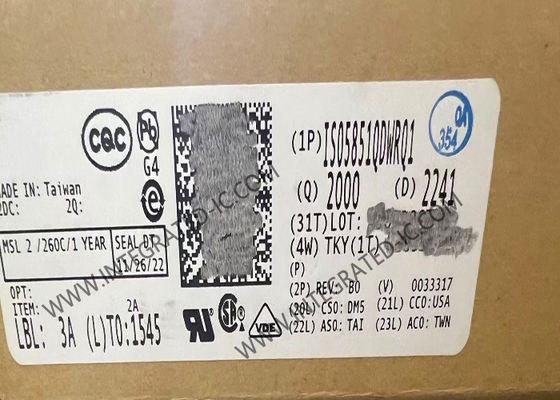 ISO5851QDWRQ1 تراشه مدار یکپارچه خودرو 5.7kVrms یک کانال جدا دروازه راننده