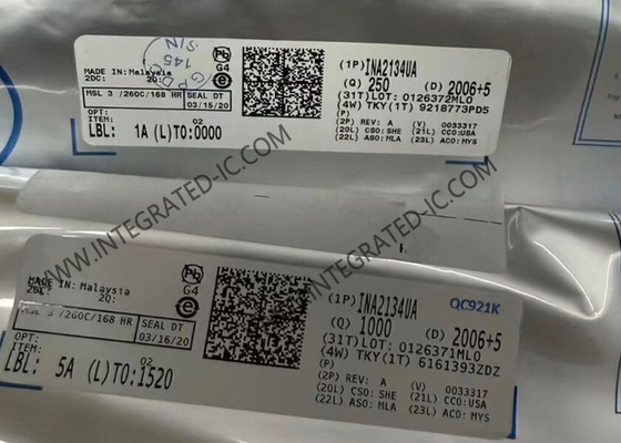 تراشه مدار مجتمع INA2134UA گیرنده های خط صوتی تفاضلی SOIC14 آی سی صوتی
