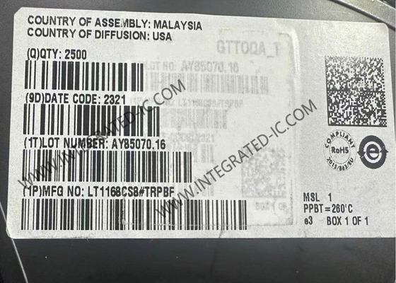 تراشه مدار مجتمع LT1168CS8 تقویت کننده های ابزار دقیق 400 کیلوهرتز SOIC8 IC تقویت کننده