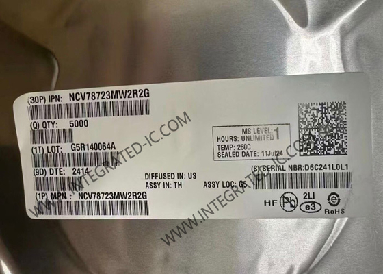 تراشه مدار یکپارچه NCV78723MW2R2G راننده LED دوگانه Buck با کارایی بالا