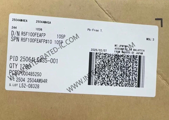ریزکنترلر R5F100FEAFP MCU 32MHz RL78/G13 میکروکنترلر IC 16Bit MCU LQFP44