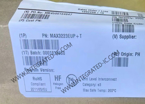 MAX3223EUP تراشه مدار یکپارچه 250kbps RS-232 گیرنده با خاموش شدن خودکار