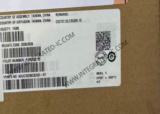 ADUC7023BCBZ62I میکروکنترلر MCU 44MHz 62KB فلش ARM7 میکرو کنورتر WLCSP-36